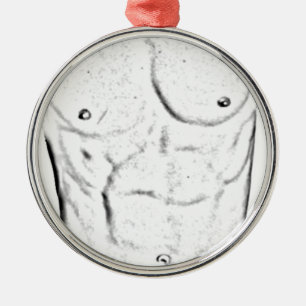 Abs Silbernes Ornament