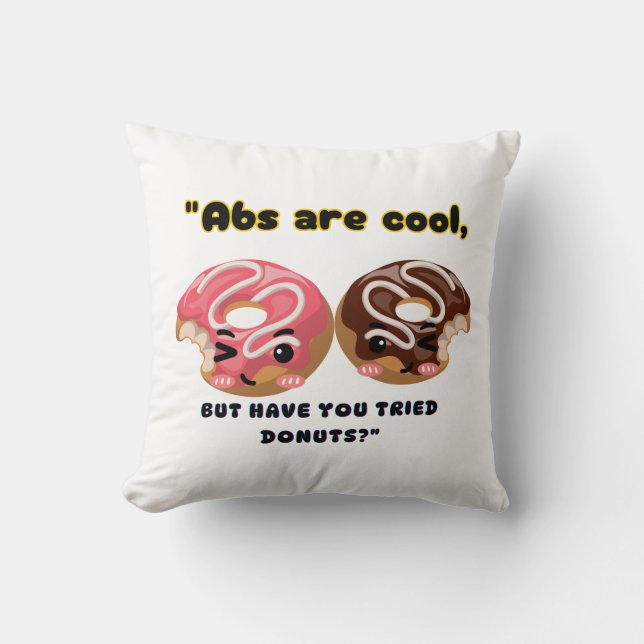 ABS SIND COOL, MÜSSEN ABER SPENDEN VERSUCHEN KISSEN (Vorderseite)