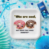 ABS SIND COOL, MÜSSEN ABER SPENDEN VERSUCHEN PAPPTELLER (Party)