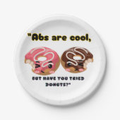 ABS SIND COOL, MÜSSEN ABER SPENDEN VERSUCHEN PAPPTELLER (Vorderseite)