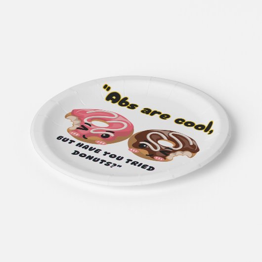 ABS SIND COOL, MÜSSEN ABER SPENDEN VERSUCHEN PAPPTELLER (Schrägansicht)