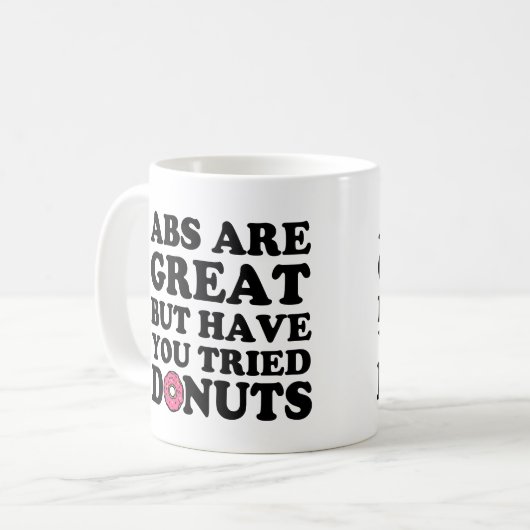 ABS sind, groß aber haben Sie versuchte lustige Kaffeetasse (Vorderseite Links)