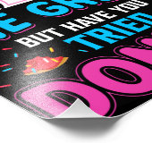 Abs sind toll, aber haben Sie versucht Donuts? Fotodruck (Ecke)