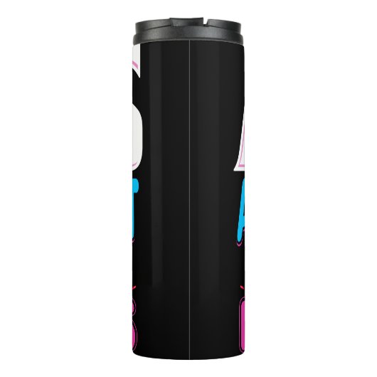 Abs sind toll, aber haben Sie versucht Donuts? Thermosbecher (Rückseite)