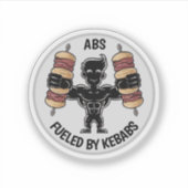 Abs. und Kebabs Aufkleber (Vorderseite)