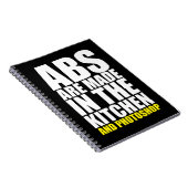 ABS werden in der Küche und Fotoshop gemacht - lus Notizblock (Rechte Seite)