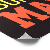 Abs Workout Motivierend Gym Poster (Ecke)