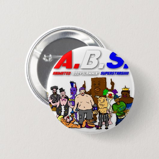 ABS-WRESTLING!!! BUTTON (Vorne & Hinten)