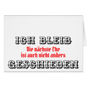 Absage an die Männerwelt (Vorderseite (Horizontal))