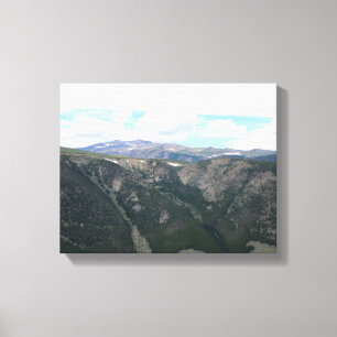 Absaroka-Bärzahn Berglandschaft Farbe 11x14 Leinwanddruck
