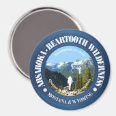 Absaroka-Bearzahnwilderness Magnet (Vorderseite/Rückseite)