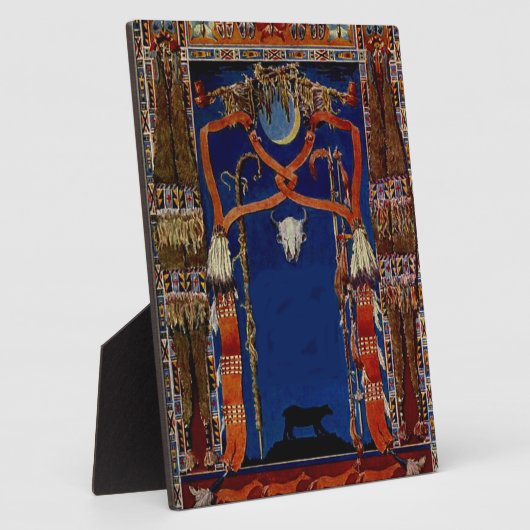 "Absaroka oder Apsarokee" Fotoplatte (Seite)