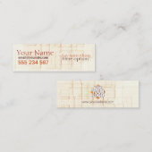 Absatech Mini-Visitenkarte Mini Visitenkarte (Vorne/Hinten)