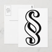 Absatz Postkarte (Vorne/Hinten)