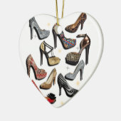 Absatz-Schuh-Collagen-Schein-Mode-Pumpen Keramikornament (Links)