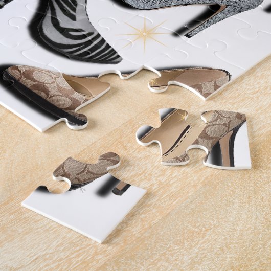 Absatz-Schuh-Collagen-Schein-Mode-Pumpen Puzzle (Seite)