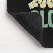 Absätze aus Handschuhe an Selbstverteidigung Kickb Mousepad (Ecke)