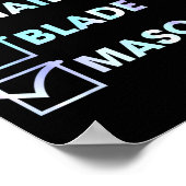 Absätze Nägel Klinge Maa Lustiges Design Poster (Ecke)