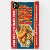 Absatzförderer für Fischfutter Banner (Vertikal)