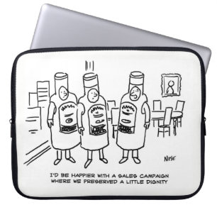 Absatzkampagne ohne Würde Laptopschutzhülle