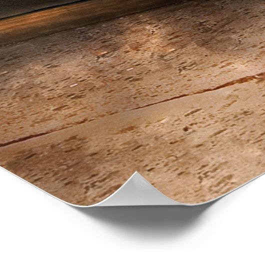 Absatzmarkt - Obstmarkt Poster (Ecke)