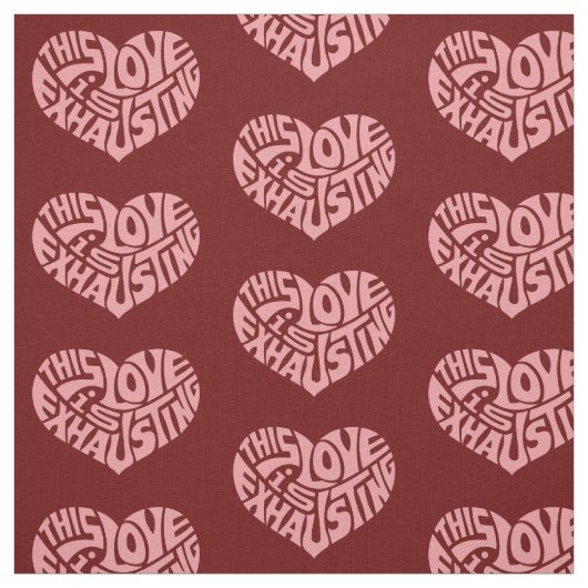 Absaugende Liebe Herzmuster Stoff (Muster)