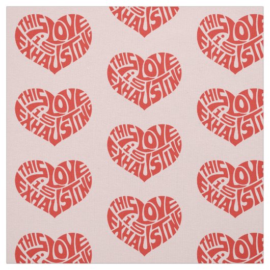 Absaugende Liebe Herzmuster Stoff (Muster)