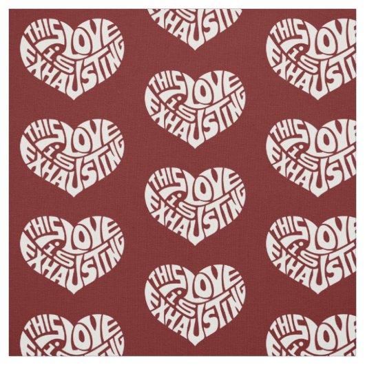 Absaugende Liebe Herzmuster Stoff (Muster)