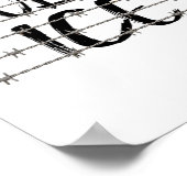 Abschaffung der Eisbyrtendraht-Proteste und Unters Poster (Ecke)