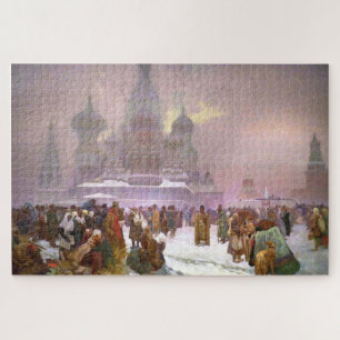 Abschaffung der Leibeigenschaft - Alphonse Mucha Puzzle