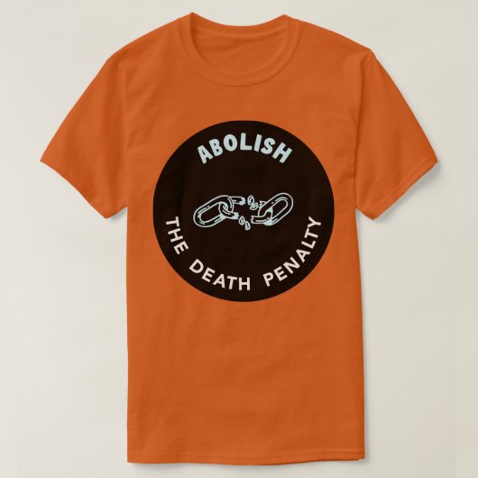 Abschaffung der Todesstrafe T-Shirt (Design vorne)