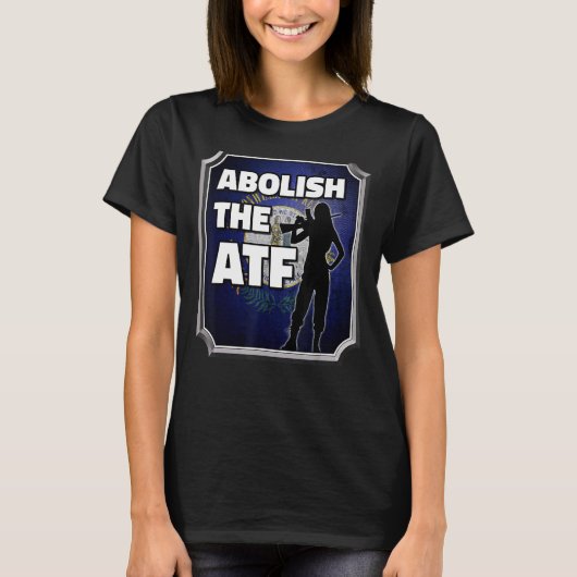 Abschaffung des ATF ~ Kentucky Flag T-Shirt (Vorderseite)