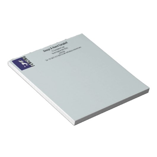 Abschaltung Notizblock (angewinkelt)