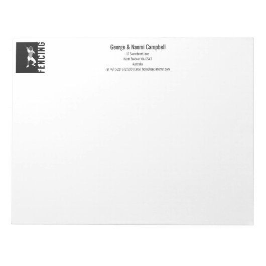 Abschaltung Notizblock (Vorderseite)