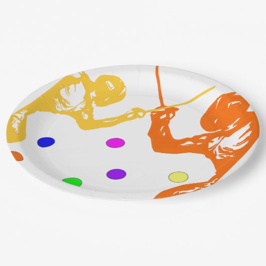 Abschaltung Pappteller (Schrägansicht)