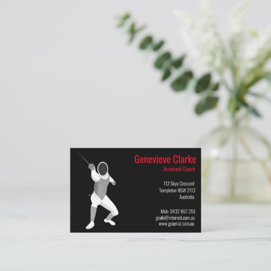 Abschaltung Visitenkarte (Stehend Vorderseite)