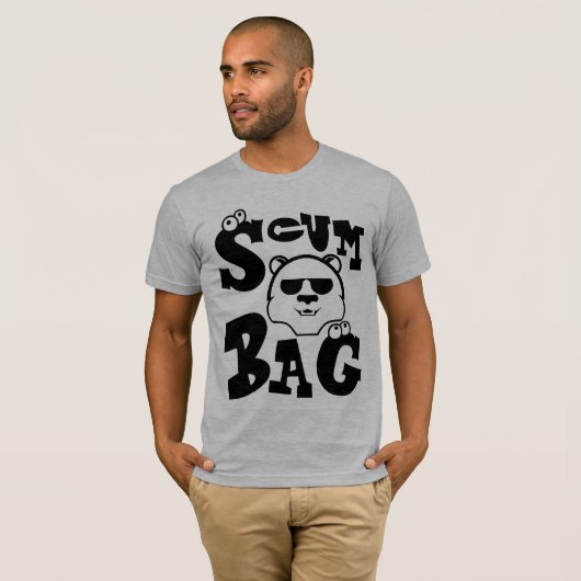 Abschaum-Tasche T-Shirt (Vorne ganz)