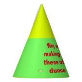 Abscheuliche Narrenkappen Partyhütchen (Links)