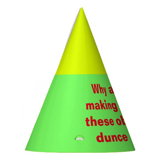 Abscheuliche Narrenkappen Partyhütchen (Links)