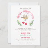 Abschicken mit Liebe Goodbye Farewell Party Einladung (Vorderseite)