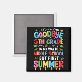 Abschied 5. Klasse Abschluss zur Mittelschule Magnet (Vorderseite/Rückseite)