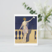 Abschied bei Nacht, Design für ein Abend von Postkarte (Stehend Vorderseite)