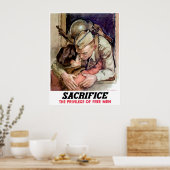 Abschied eines Soldaten Poster (Küche)