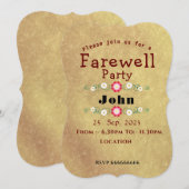 Abschied Einladung (Vorne/Hinten)