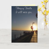 Abschied/etwaige Fälle_ Karte (Gelbe Blume)