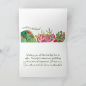 Abschied - Grußkarte für die GuteBye-Wüste Landsch Karte (Innenseite)