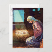 Abschied in einer Gefahr Feiertagspostkarte (Vorne/Hinten)