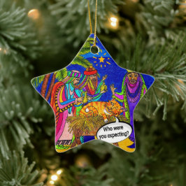 Abschied in einer Gefahr Keramik Ornament