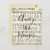 Abschied in einer Gefahr Postkarte (Vorne/Hinten)