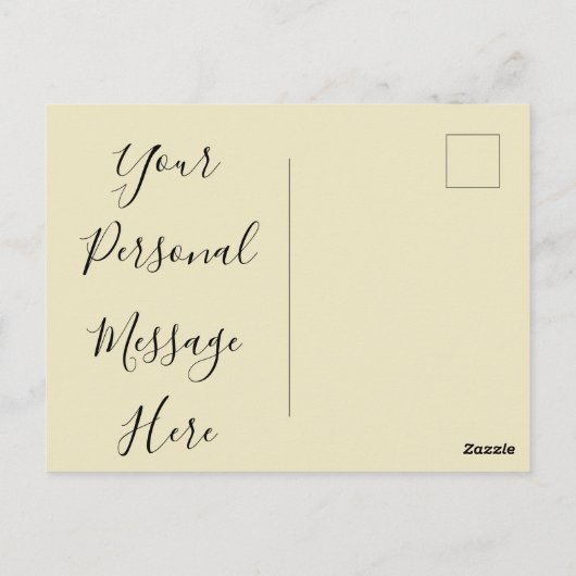 Abschied in einer Gefahr Postkarte (Rückseite)